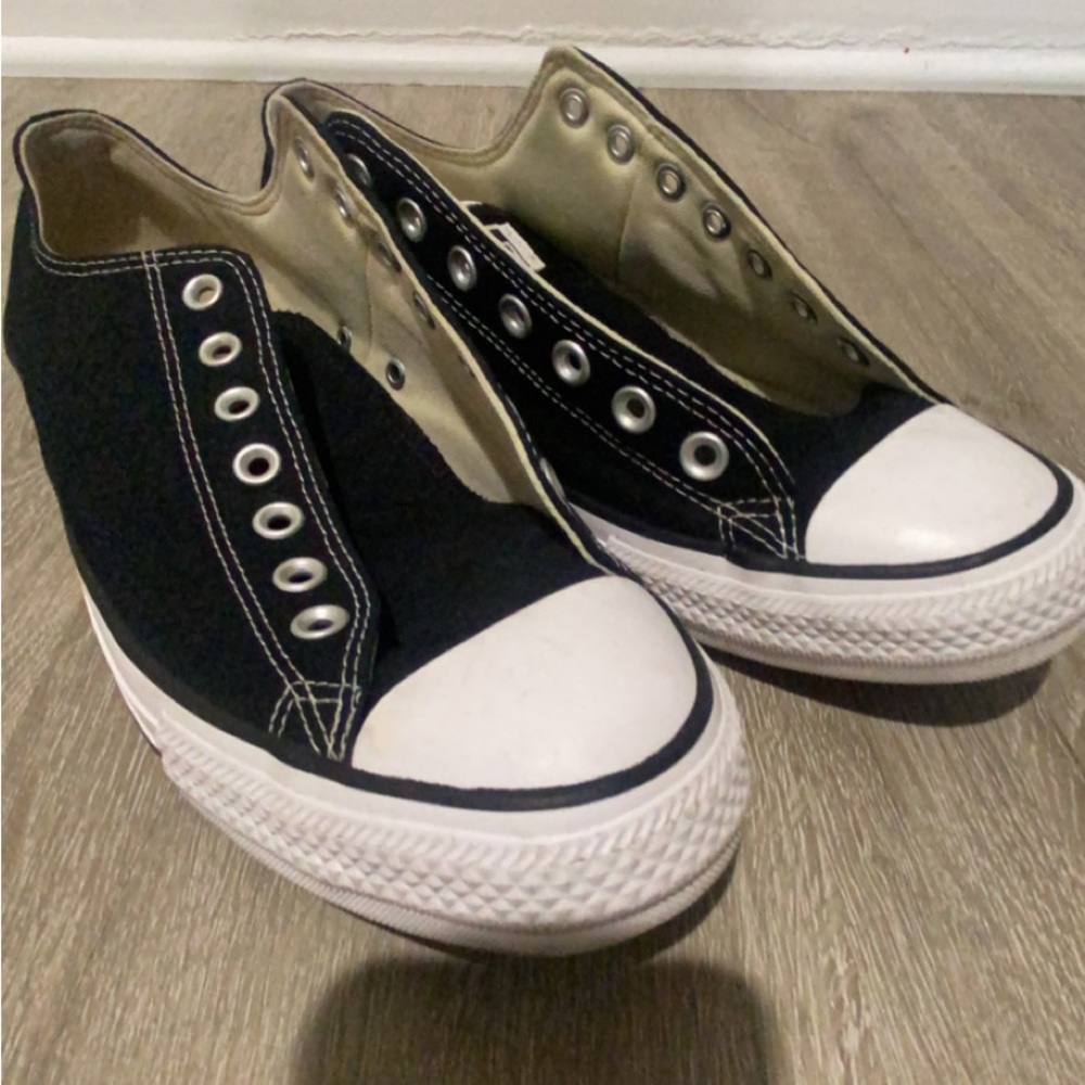 Converse Black Slip-On Sneakers